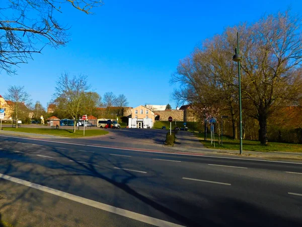 Templin Distrito Brandenburg Uckermark Alemanha Abril 2020 Vista Antiga Prisão — Fotografia de Stock