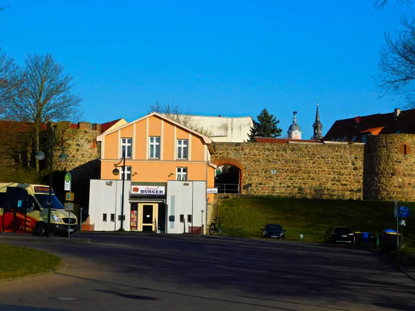 Templin Distrito Brandeburgo Uckermark Alemania Abril 2020 Vista Antigua Prisión — Foto de Stock