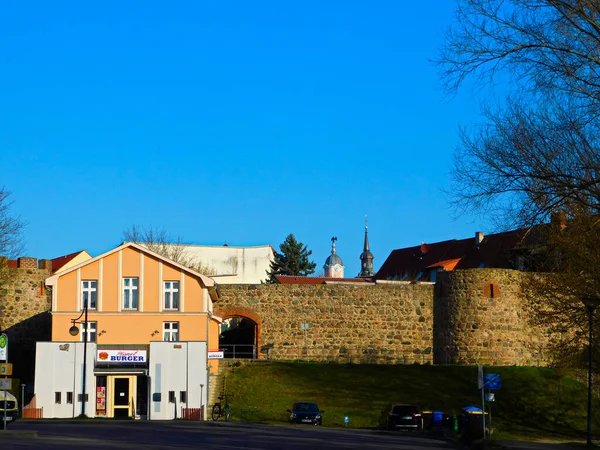 Templin Distrito Brandeburgo Uckermark Alemania Abril 2020 Vista Antigua Prisión — Foto de Stock