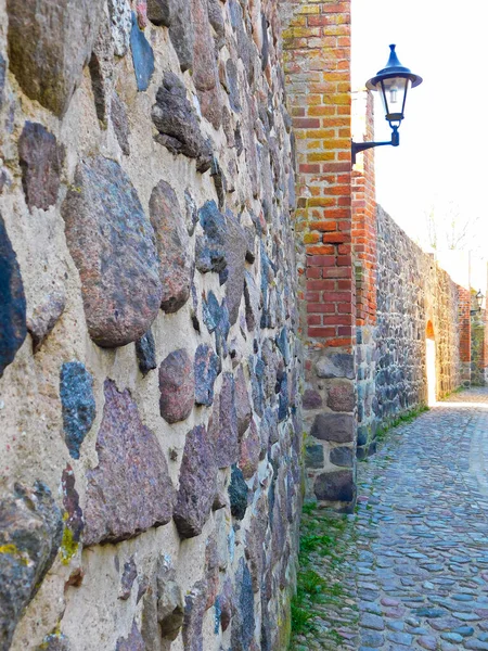 Mur Historique Ville Moyen Âge — Photo