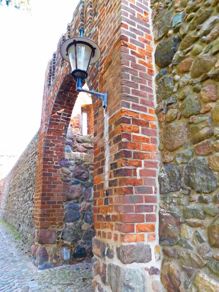 Ιστορικό Τείχος Της Πόλης Από Μεσαίωνα — Φωτογραφία Αρχείου