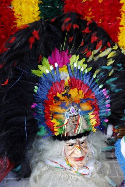 traditionel Bolivya maskesi