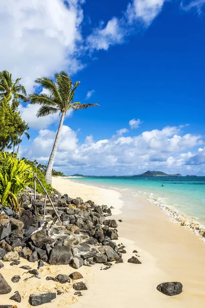 Plage de Lanikai, Kailua, Oahu, Hawaï — Photo