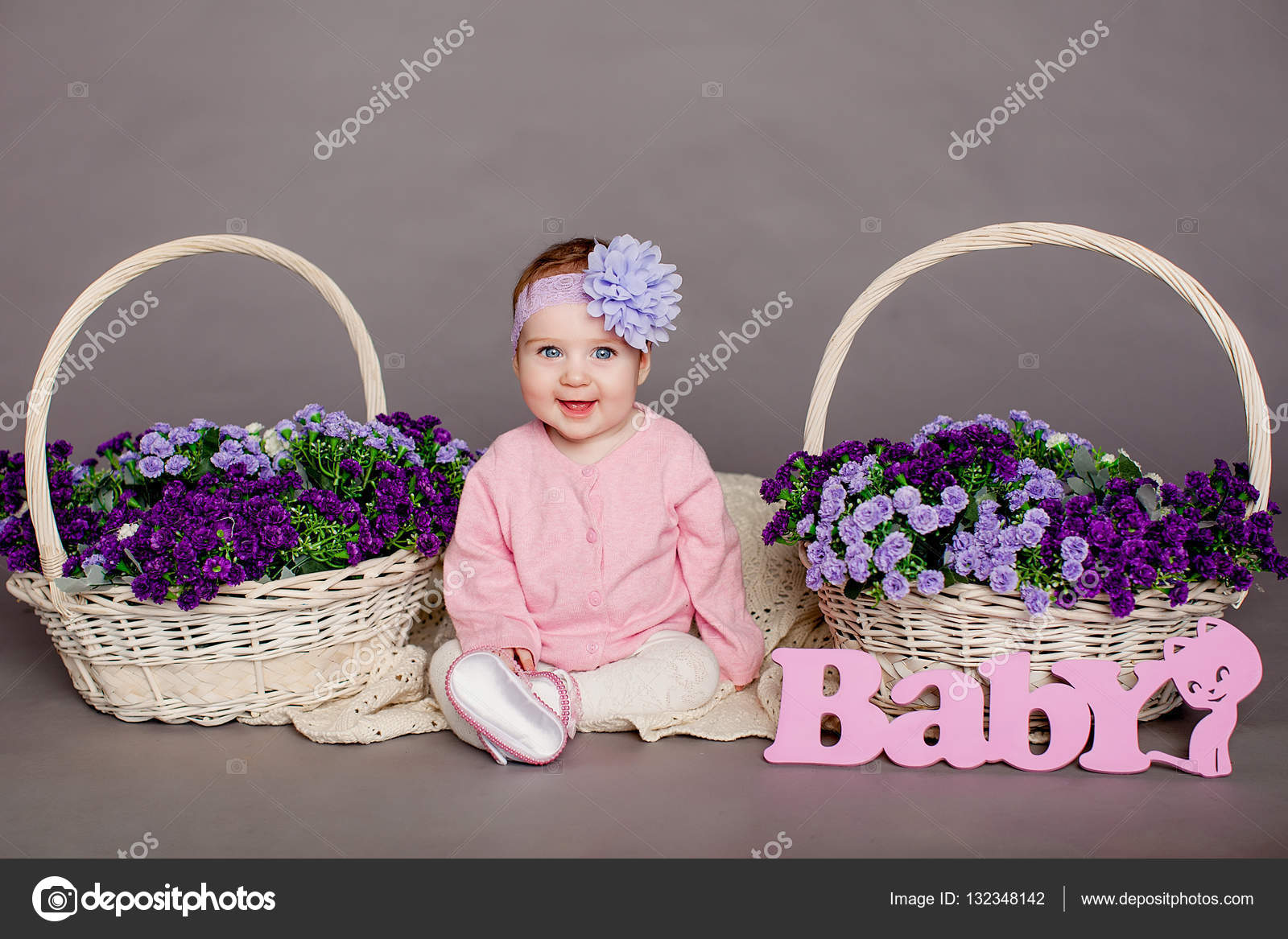 baby flower basket