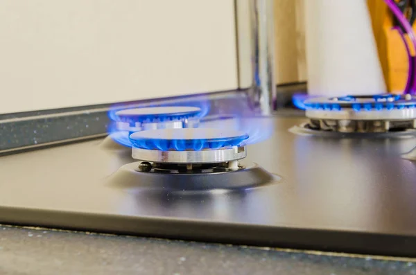 Yanan Gaz brülörlü.