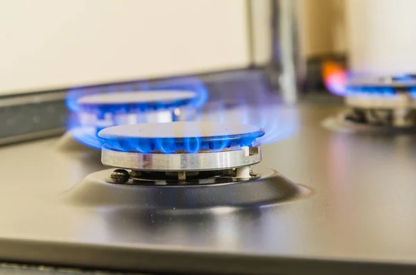 Yanan Gaz brülörlü.