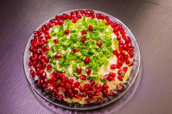 Salad with pomegranate. Stock Picture