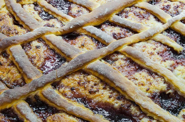 La surface frite de la tarte . — Photo