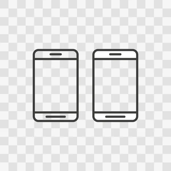 携帯電話のアイコン 平面設計におけるベクトル図 — ストックベクタ