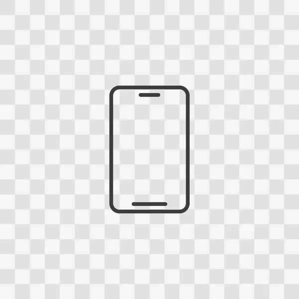Значок Мобильного Телефона Векторная Иллюстрация Плоской Конструкции — стоковый вектор