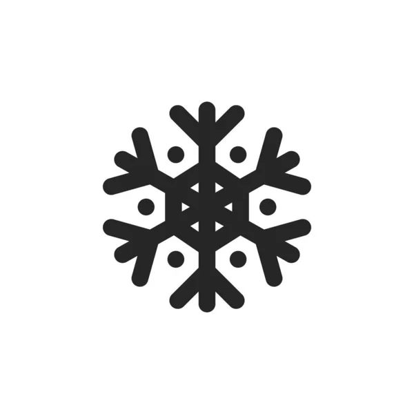Schneeflocken Schneehintergrund Vektorillustration — Stockvektor