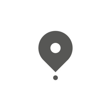 İşaret simgesi. Düz tasarımda vektör illüstrasyonu