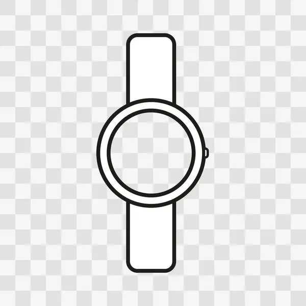 Icono Del Reloj Inteligente Ilustración Vectorial Diseño Plano — Vector de stock