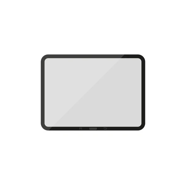 Icono Tableta Ilustración Vectorial Diseño Grasa — Vector de stock