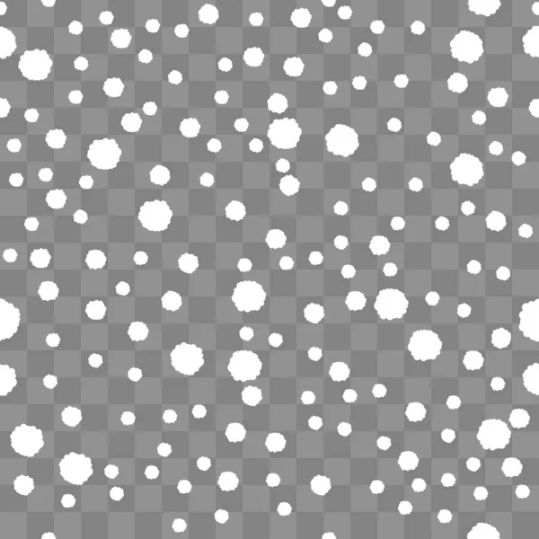 Snowflakes Snow Background Vector Illustration Flat Design — Stock Vector