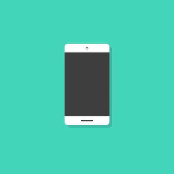Smart Phone Social Media Icon Vector Illustration Flat Design — ストックベクタ