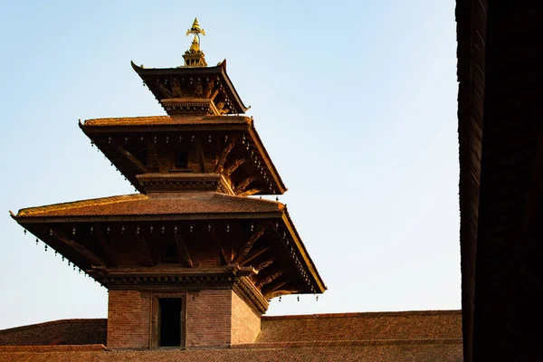 Ναός Taleju Στο Mul Chowk Της Πλατείας Patan Durbar Στο — Φωτογραφία Αρχείου