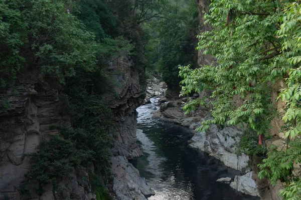 Vue Magnifique Gorge Chovar Dans Vallée Katmandou Népal — Photo