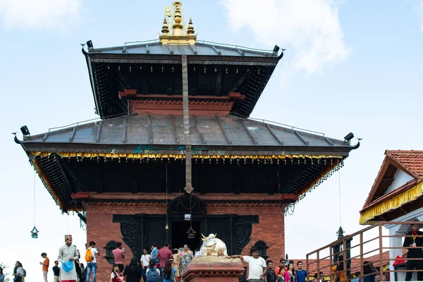 Chandragiri Hills Nepal August 2017 Temple Dedicated Hindu God Lord — Stock Photo, Image