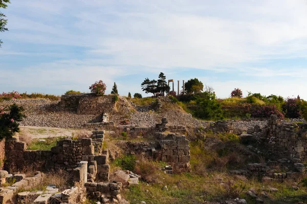 Ruinas Arqueológicas Construcciones Romanas Byblos Líbano — Foto de Stock