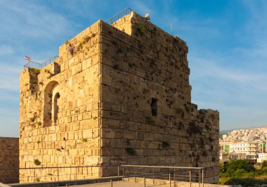 Byblos, Lübnan 'daki Haçlı kalesinin arkeolojik kalıntıları.