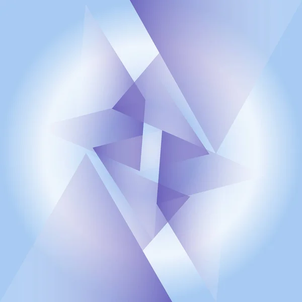 Estilo geométrico triángulo abstracto con fondo azul — Vector de stock