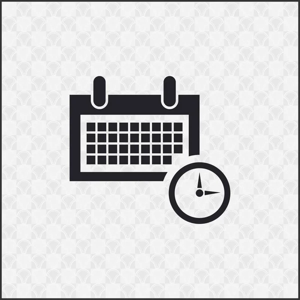 Fecha vector icono. Imagen del calendario de diseño plano para el sitio web . — Vector de stock