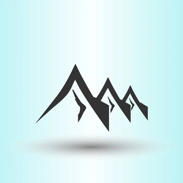 Mountain Shapes For Logos. Vector design style. — Stock Vector