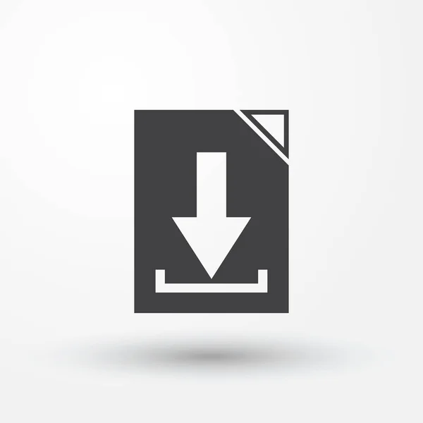 Download simge vektör, katı illüstrasyon, gri izole piktogram