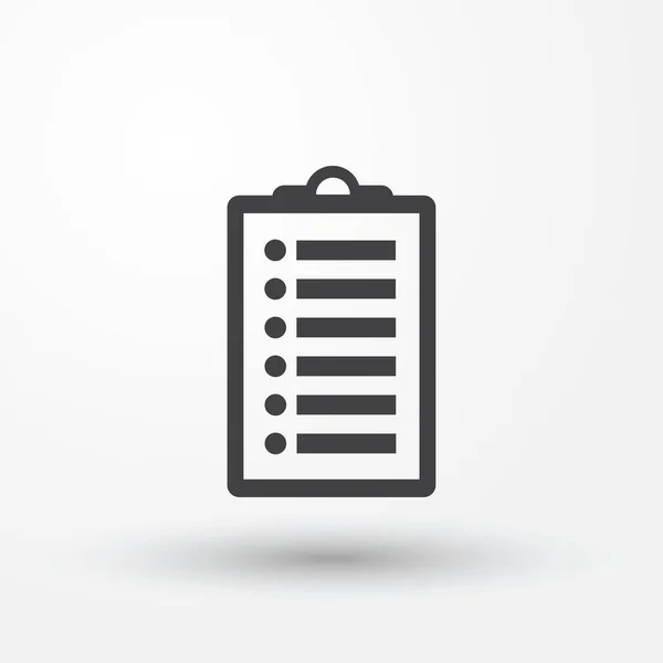 Denetim listesi simge vektör Logo şablonu. web için simgeler