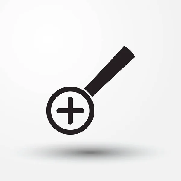 Büyüteç cam kutsal kişilerin resmi. Web için set simgeleri.