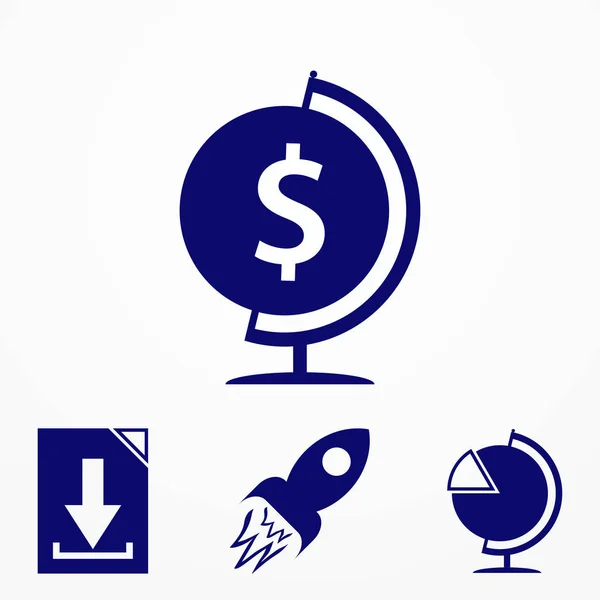 El dokulu simge vektör illüstrasyon ile çekilmiş.