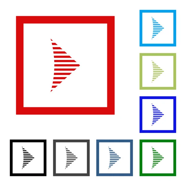 Ok vektör düğme simgesi se. rengi beyaz arka plan üzerinde.