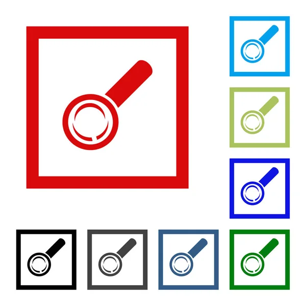 Büyüteç simgesi, vektör büyüteç ya da silindir işareti.