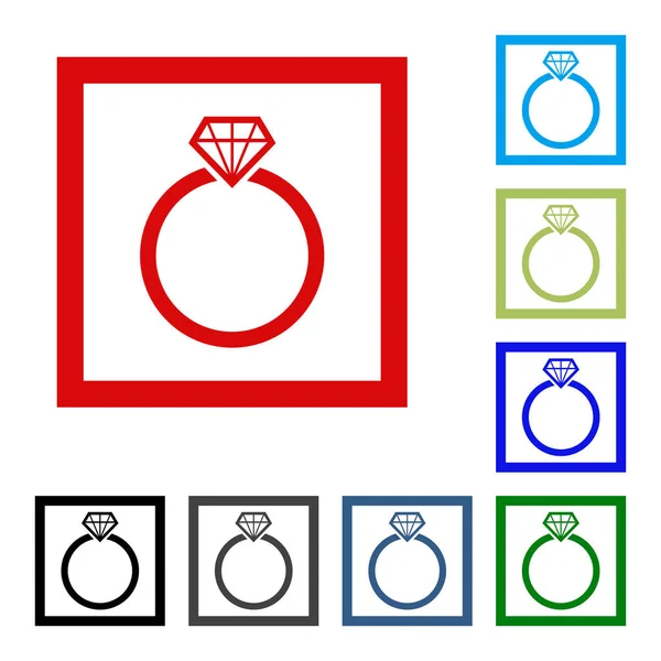 Diamant pictogram in trendy vlakke stijl geïsoleerd op de achtergrond. Diamant pictogram vectorillustratie, Eps10. — Stockvector