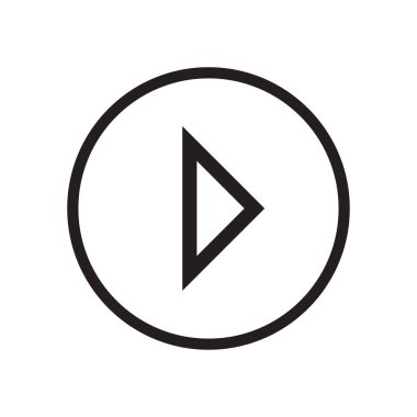 Ok simgesi gri arka plan üzerinde izole trendy düz tarzı. Vektör çizim, Eps10.