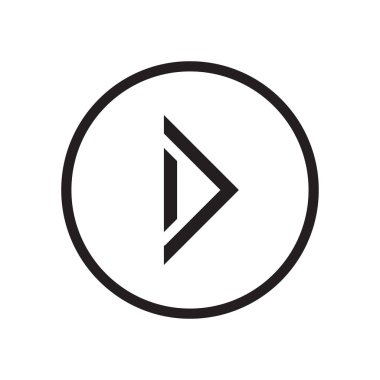 Ok simgesi gri arka plan üzerinde izole trendy düz tarzı. Vektör çizim, Eps10.