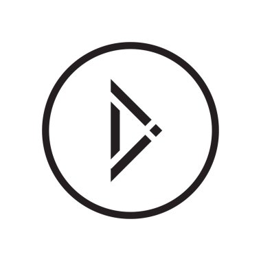 Ok simgesi gri arka plan üzerinde izole trendy düz tarzı. Vektör çizim, Eps10.