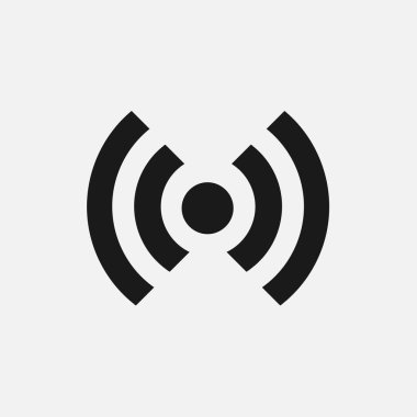 Sosyal rss vektör web düz simgesi. Vektör görüntü