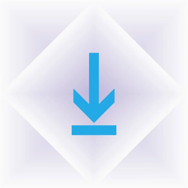 mavi ok simgesi aşağı. gri izole düz download işaret.