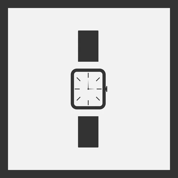 Uhr-Symbol. flache Uhr Vektor Web-Symbol. — Stockvektor