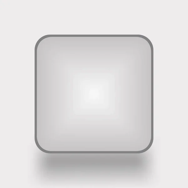 Gölge ile boş web düğmesi gri taş keçeleşmiş