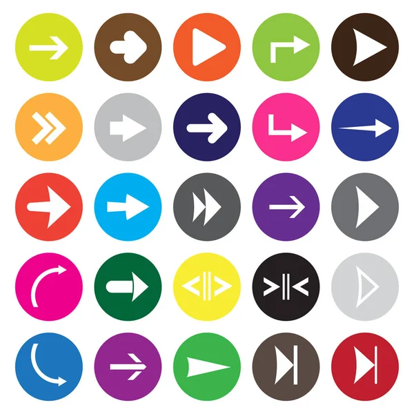 Okları simge seti. Vektör düz kutsal kişilerin resmi web sitesi için.