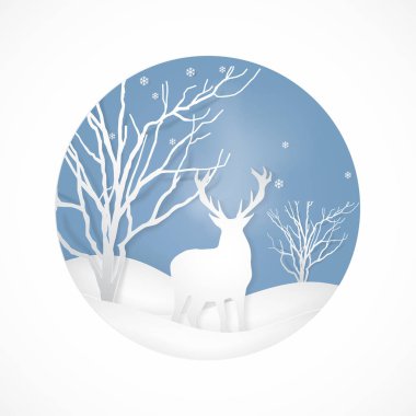 Kış Tema, Noel ve yeni yıl tebrik kartı için arka plan için renkli vektör çizim