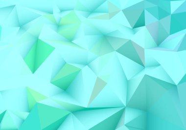 Camgöbeği soyut geometrik, düşük Poli stil vektör çizim grafik arka plan
