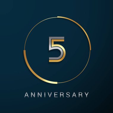 5 yıl yıldönümü logo