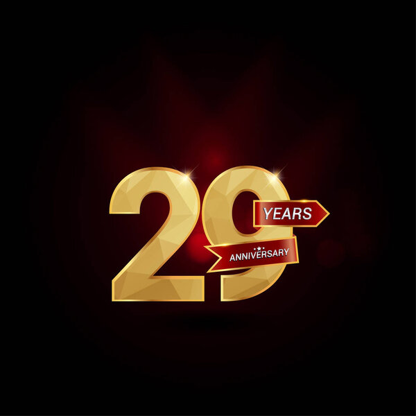 29 Years Golden Anniversary Logo