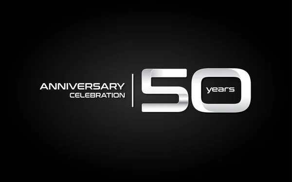 Logo Celebración Del Aniversario Años Degradado Blanco Ilustración Vectorial Sobre — Archivo Imágenes Vectoriales