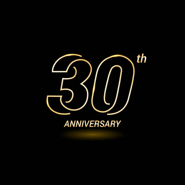 Logo anniversaire 30 ans — Image vectorielle