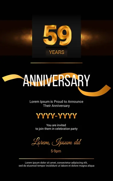Carte D Invitation Anniversaire 98 Ans Image Vectorielle Seklihermantaputra Gmail Com C